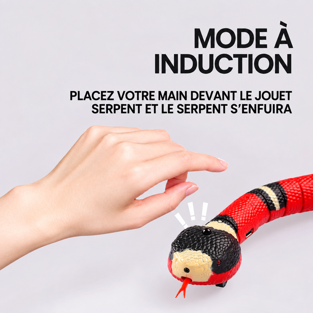 SnakyCat™ — Le Serpent Interactif Anti-Ennui pour Chat